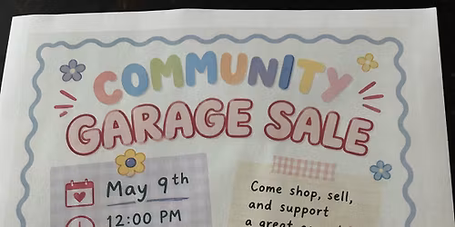 Community Garage Sale