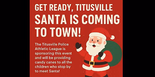 Titusville PD's Santa Pop Up Event