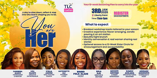 Liberty Ladies New Years Brunch & Becoming Workshop - You Are Her