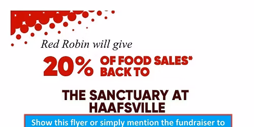 Red Robin Fundraiser for The Sanctuary at Haafsville