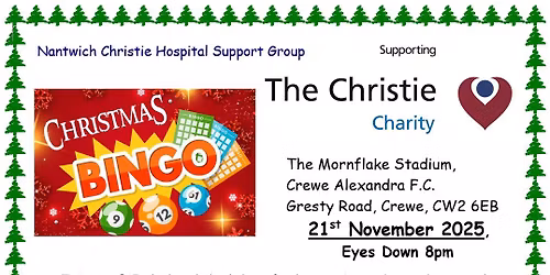 Christie Christmas Bingo 2025