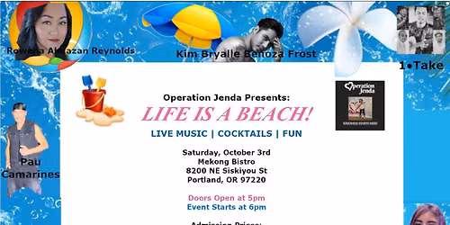 Operation Jenda Presents: LIFE IS A BEACH!
