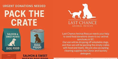 \ud83c\udf89 Pack a Crate \u2013 Fill the Van \u2013 Help the Pups! \ud83d\udc3e