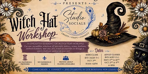 Kids Witch Hat Workshop