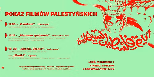 Palestine Cinema Days \u0141\u00f3d\u017a | Mediateka MeMo