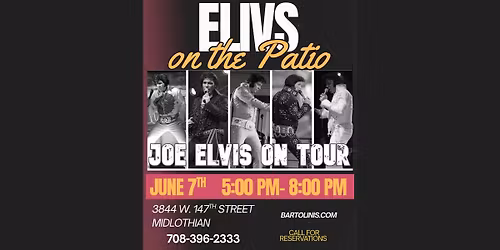 Music on the Bartolini's Patio with Joe "Elvis" Tirrito