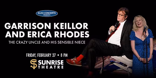 Garrison Keillor and Erica Rhodes