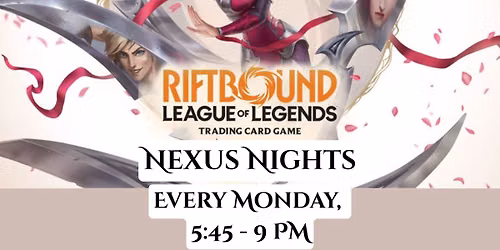 Riftbound Nexus Nights at Coulee Cards and Gaming Dubuque