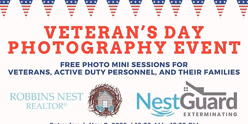 3rd Annual Veteran's Day Photography Event!