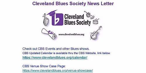 December Cleveland Blues Society "2nd Monday Monthly Jam: 