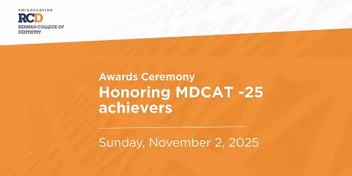 MDCAT Position Holders Awards Ceremony