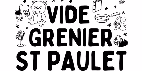 Vide grenier de St Paulet