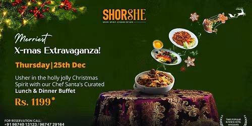 Merriest Christmas Extravganza at Shorshe