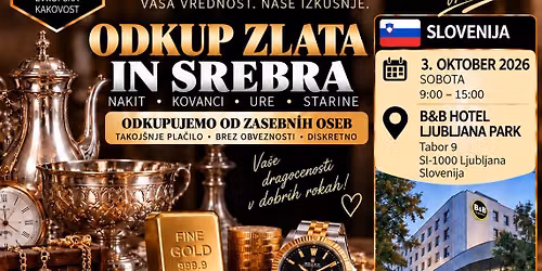 MEDNARODNI DOGODEK ODKUPA ZLATA IN DRAGOCENOSTI