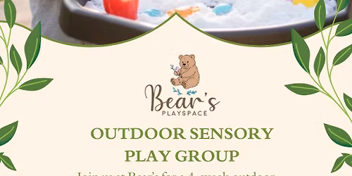 Outdoor Sensory Play Group- Wednesday Mornings in June 