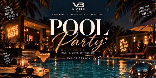 End of Season - Pool Party