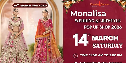 Monalisa wedding & lifestyle pop up shop Watford