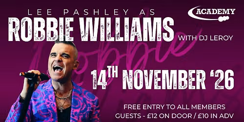 Robbie Williams Tribute