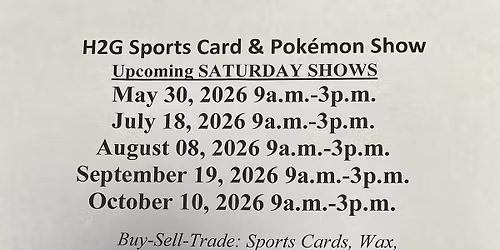 H2G Sports Card & Pok\u00e9mon Show