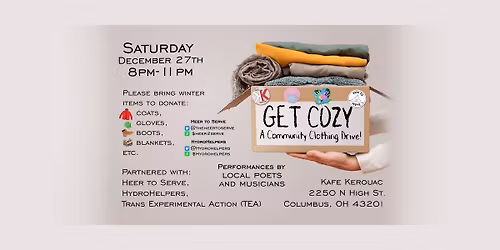 Get Cozy: A Community Clothing Drive!