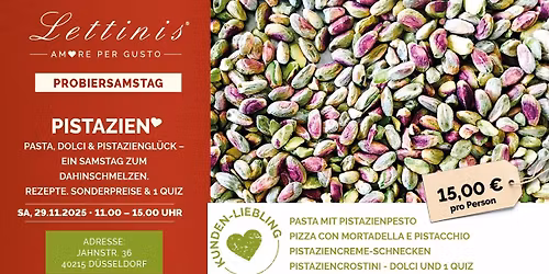 Pistazien-Probiersamstag