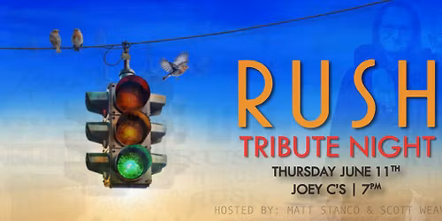 Rush Tribute Night Celebrating the Fifty Something Tour!