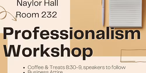 Professionalism Workshop