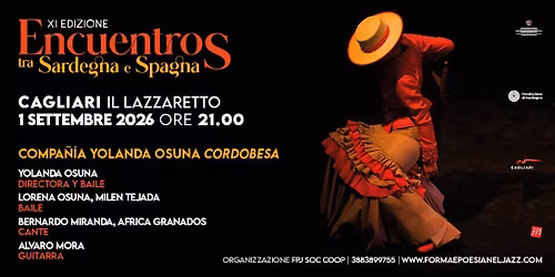 Compañia Yolanda Osuna ~ Cordobesa | 1 Settembre 2026 | Lazzaretto di Cagliari