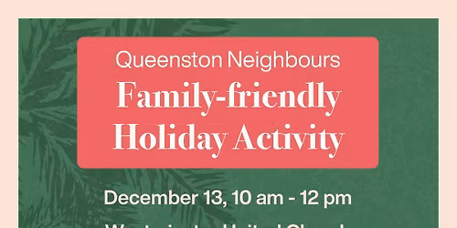 Queenston Neighbours Holiday Activity.