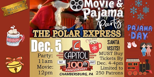 THE POLAR EXPRESS PAJAMA PARTY & MOVIE