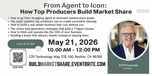 From Agent to Icon:  How Top Producers Build Market Share!