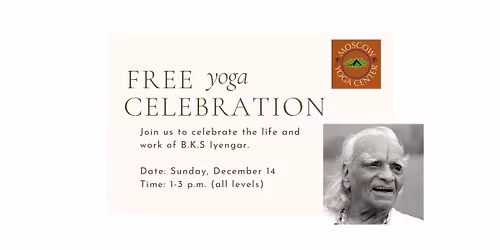 Free yoga celebration to honor BKS Iyengar