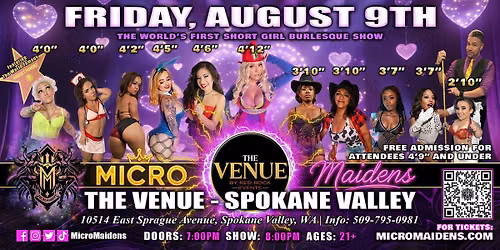 Spokane Valley, WA - Micro Maidens: The Show @The Venue
