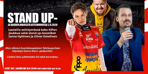 Stand up- ja kauden avausilta