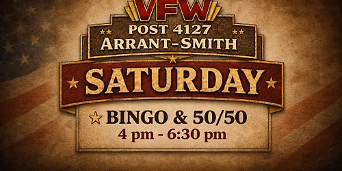 Saturday Bingo & 50/50 Raffle at Post 4127