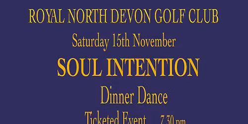 Dinner Dance with Soul Intention