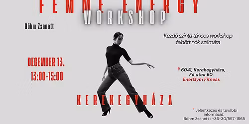 Femme Energy Workshop - Kerekegyh\u00e1za