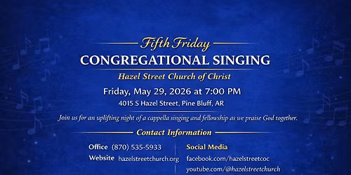 Fifth Friday Congregational Singing