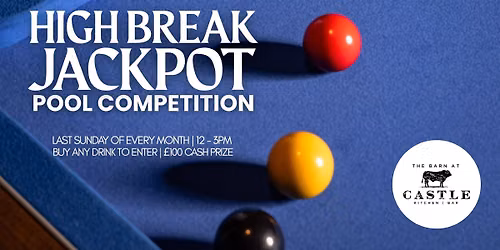 High Break Jackpot Pool Competition at The Barn