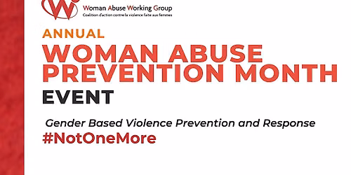 Woman Abuse Prevention Month Event