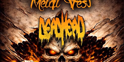 BIG ASS METAL FEST #45 w\/ DEAD HEAD + SHINIGAMI + ESCARNIUM (Bra)