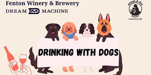 Drinking with Dogs at Fenton Winery & Brewery 