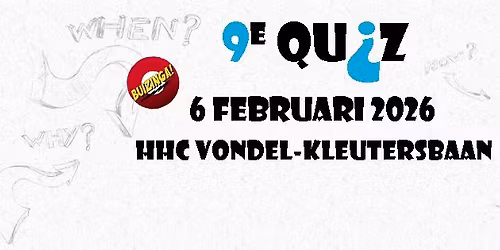 9e Quiz HHC Vondel-Kleutersbaan