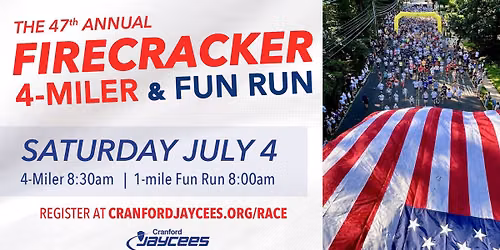 2026 Cranford Jaycees Firecracker 4-Miler & Fun Run