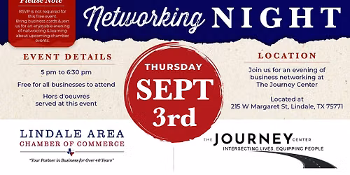 September 2026 Networking Night