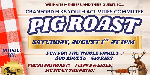 Youth Activities Committee Pig Roast