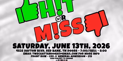 Hit Or Miss - IWTV Taping!