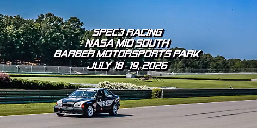 Spec3 racing w\/ NASA Mid South at Barber Motorsports Park