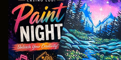 Paint Night at Parkwest Casino Lodi