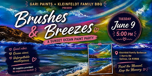Ocean breeze paint party